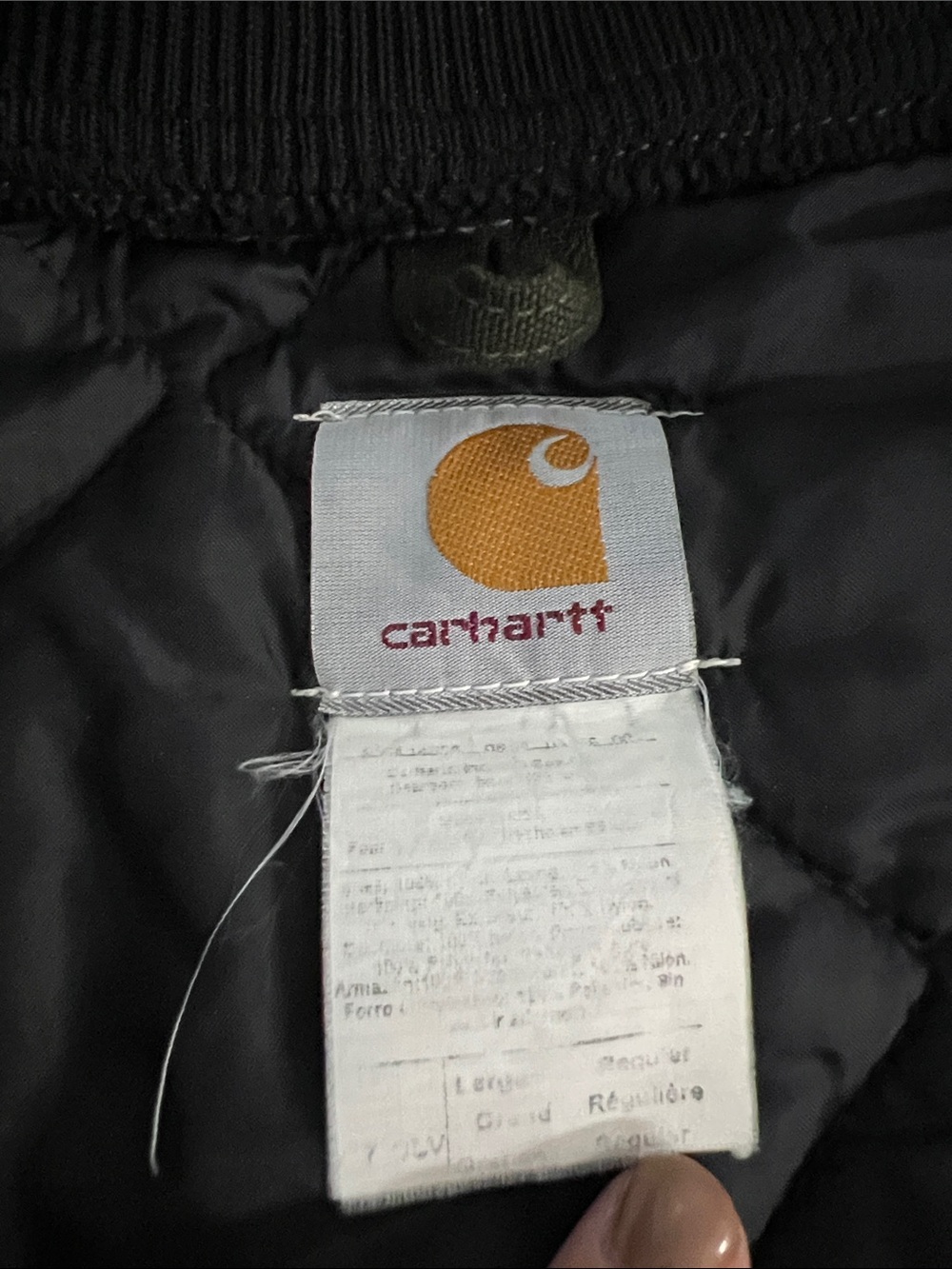 Vintage Carhartt Men's Duck Canvas Vest Union USA Made Size Large moss green - Picture 8 of 13